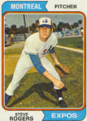 1974 Topps Baseball Cards      169     Steve Rogers RC